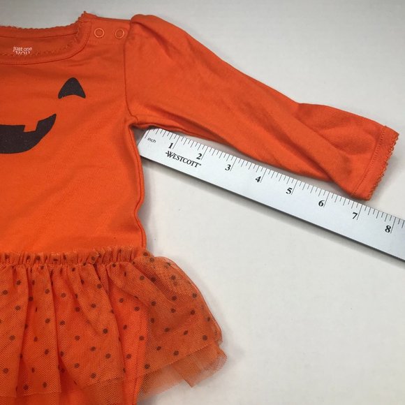 Just One You by Carter’s Girls 9 Month 1 Piece Pumpkin Sleeper New Without Tags - Picture 10 of 14